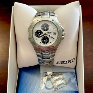 Seiko Coutura Watch - Stainless Steel
